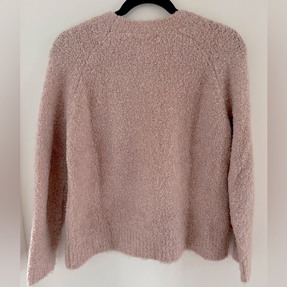 MANGO Blush Textured Crew-neck Sweater - Picture 2 of 4